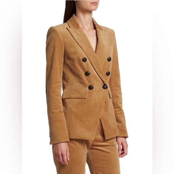 Veronica Beard Miller Corduroy Dickey Jacket in Khaki Size 18 - Picture 11 of 13